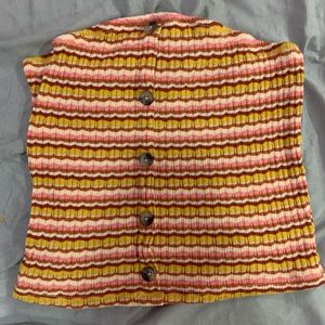stripped american eagle tube top